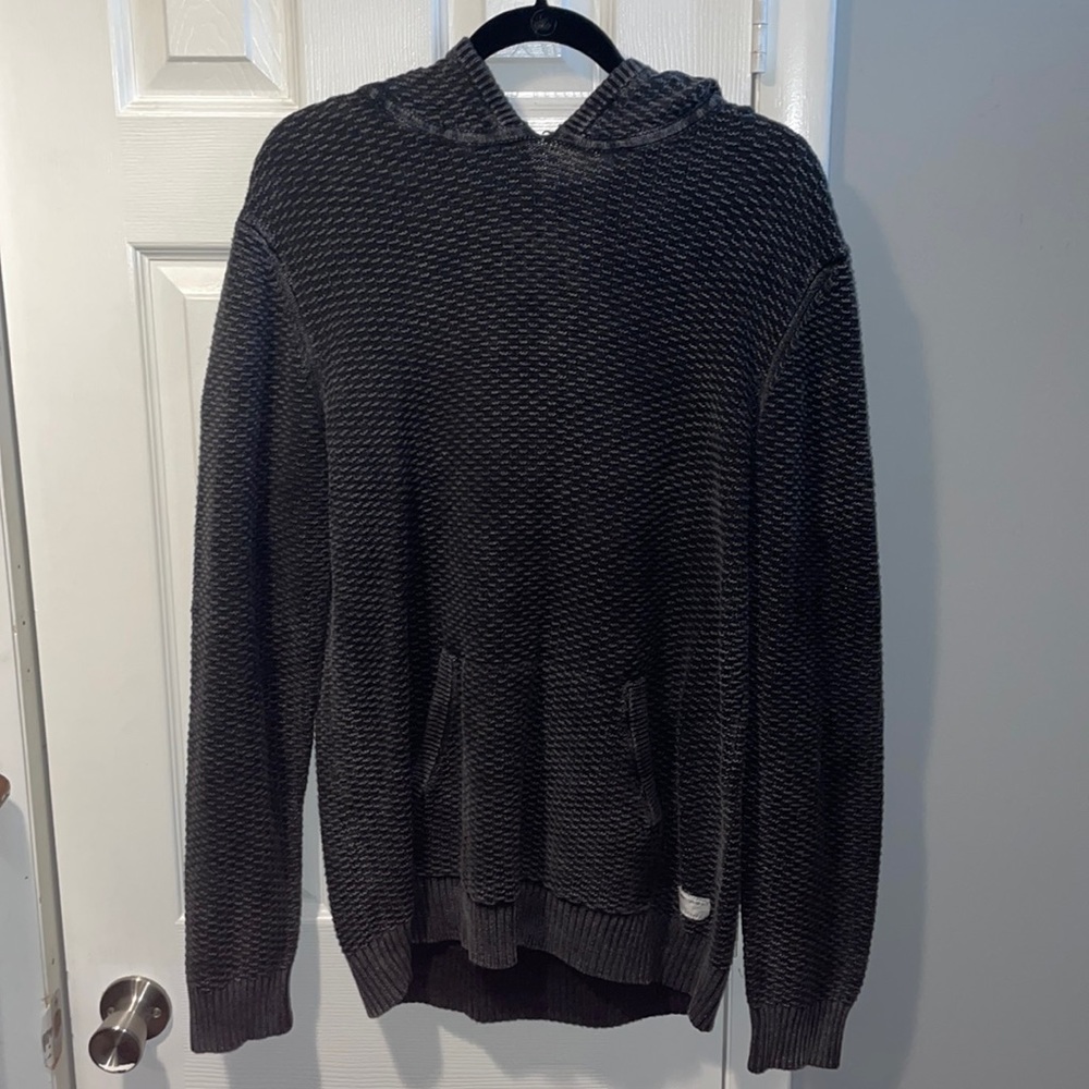 Modern amusement woven hoodie sweatshirt